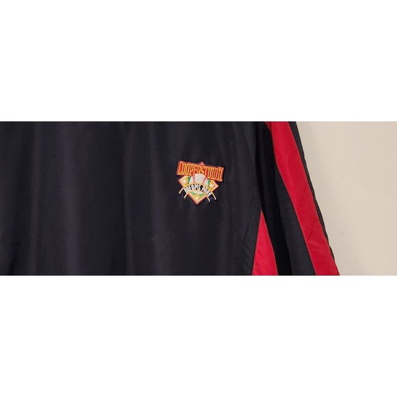 Cooperstown Jacket Dreams Park Mens Pullover Warm Up Jacket Vented Blue Size‎ S - Picture 4 of 9